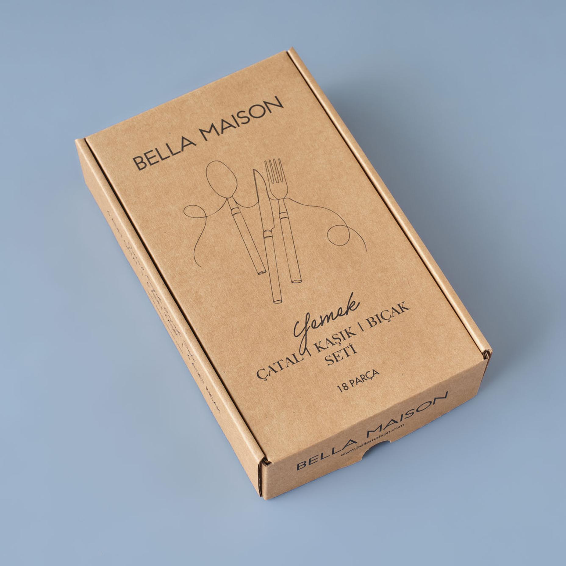 Vintage 18-delige serviesset voor 6 personen, zilver