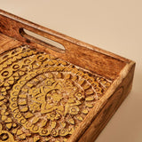 Cera Decoratieve Schaal Naturel (32x3,5x50 cm)