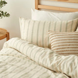 100% katoenen Valeria tweepersoons dekbedovertrekset groen (200x220 cm)