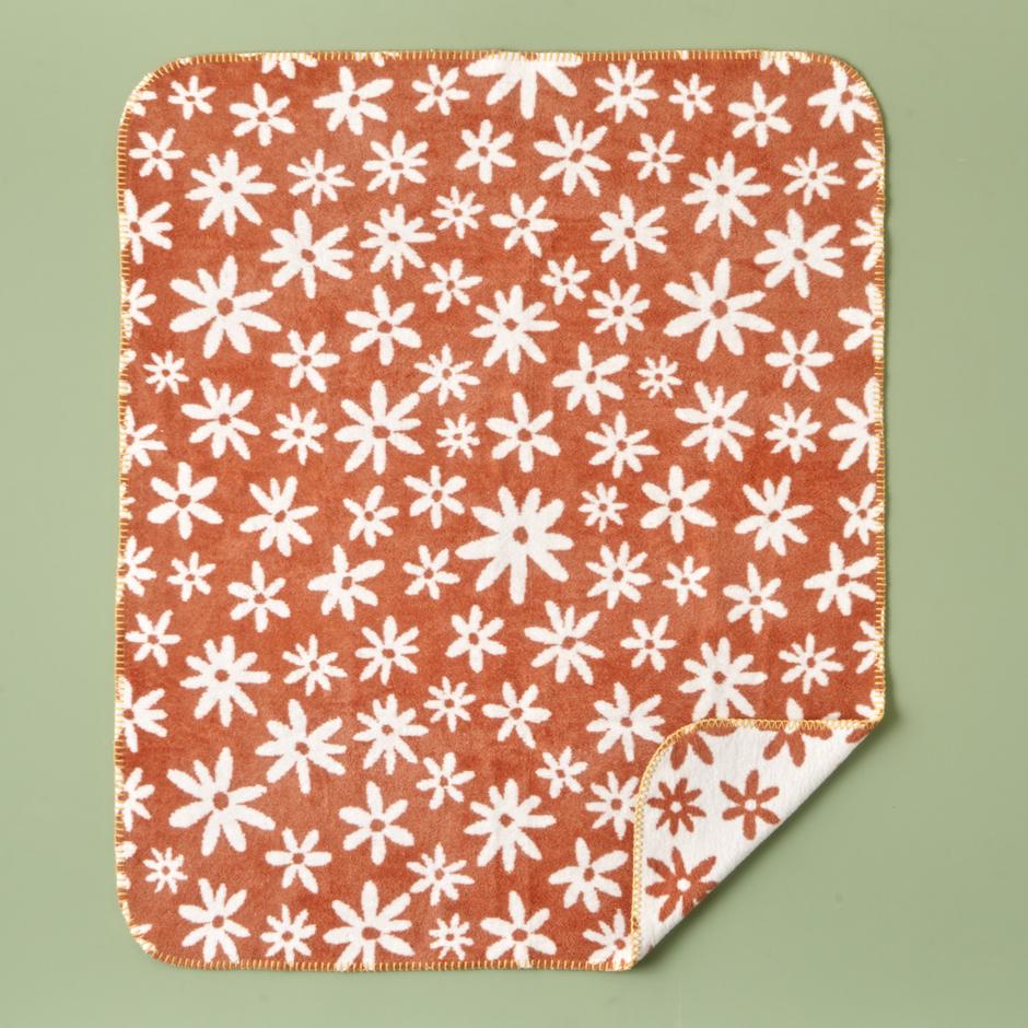 Freya Katoenen Babydeken Tegel (100x120 cm)