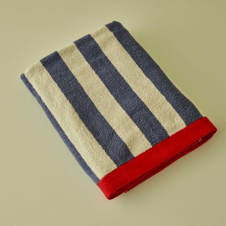 100% katoenen badhanddoek blauw (90x150 cm)