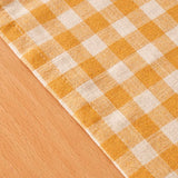 100% katoenen Pavia tafelkleed mosterdgeel (150x150 cm)