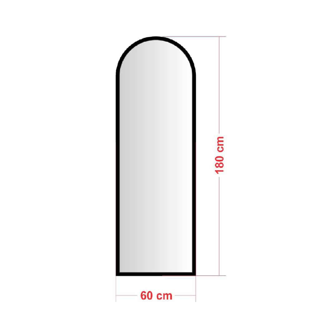 Spiegelhome-Zwarte-Ovale-Staande-Spiegel-Afmeting-180x60-cm