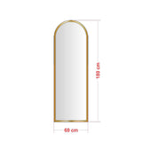 Luxe-Gouden-Staande-Ovale-Spiegel-afmeting-180×60