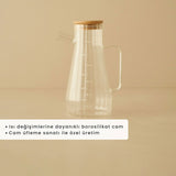 Alice Natural Oil Fles met Bamboe Deksel (1000 cc)