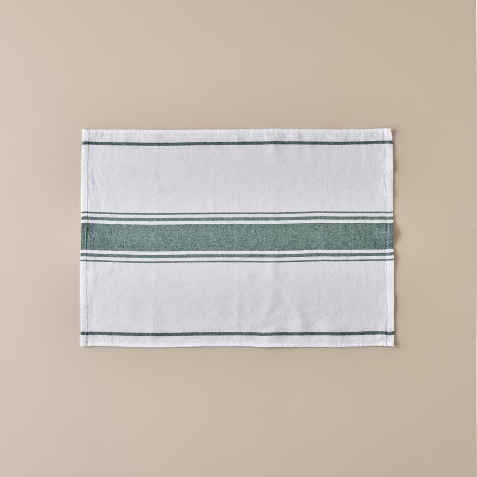 Juno theedoeken, 3-pack, groen (45x65 cm)