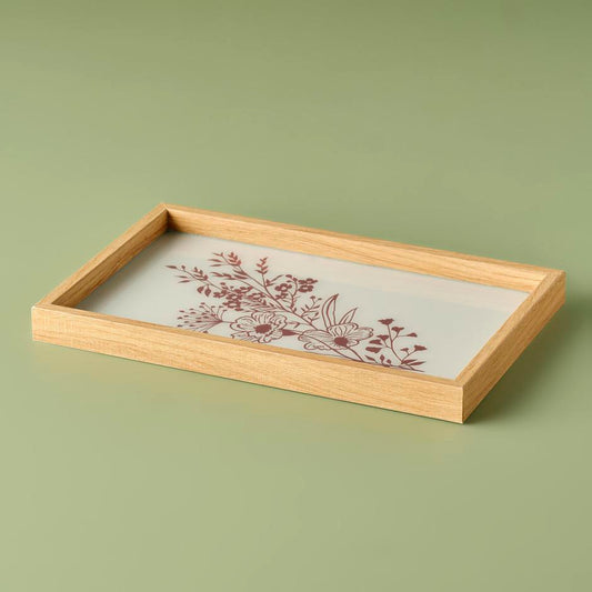 Pavia Glazen Schaal Dusty Rose (22x37 cm)