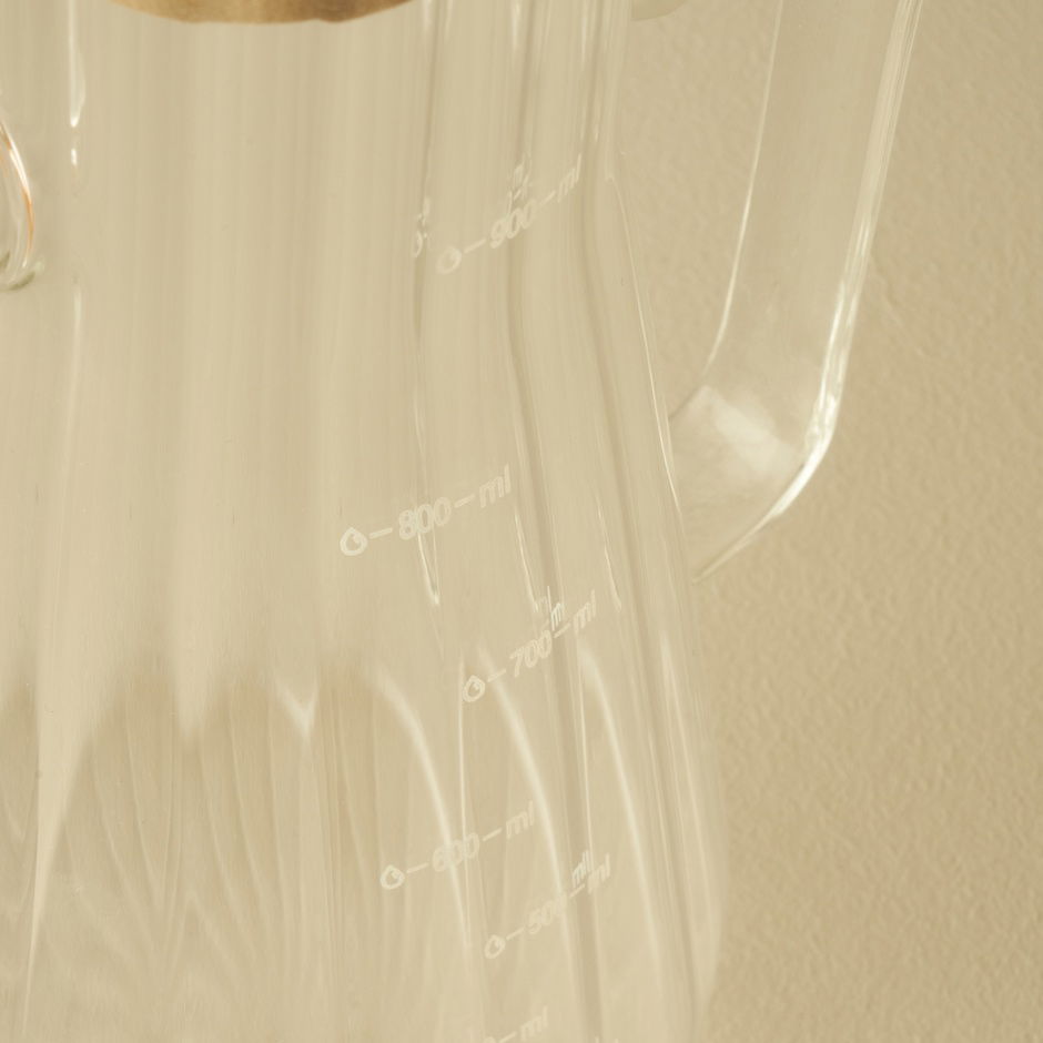 Alice Natural Oil Fles met Bamboe Deksel (1000 cc)