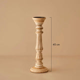 Esta Kandelaar Natuurlijk (13,5x13,5x40 cm)