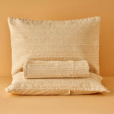 100% katoenen Bohemian tweepersoonsbedspreiset crème (240x260 cm)