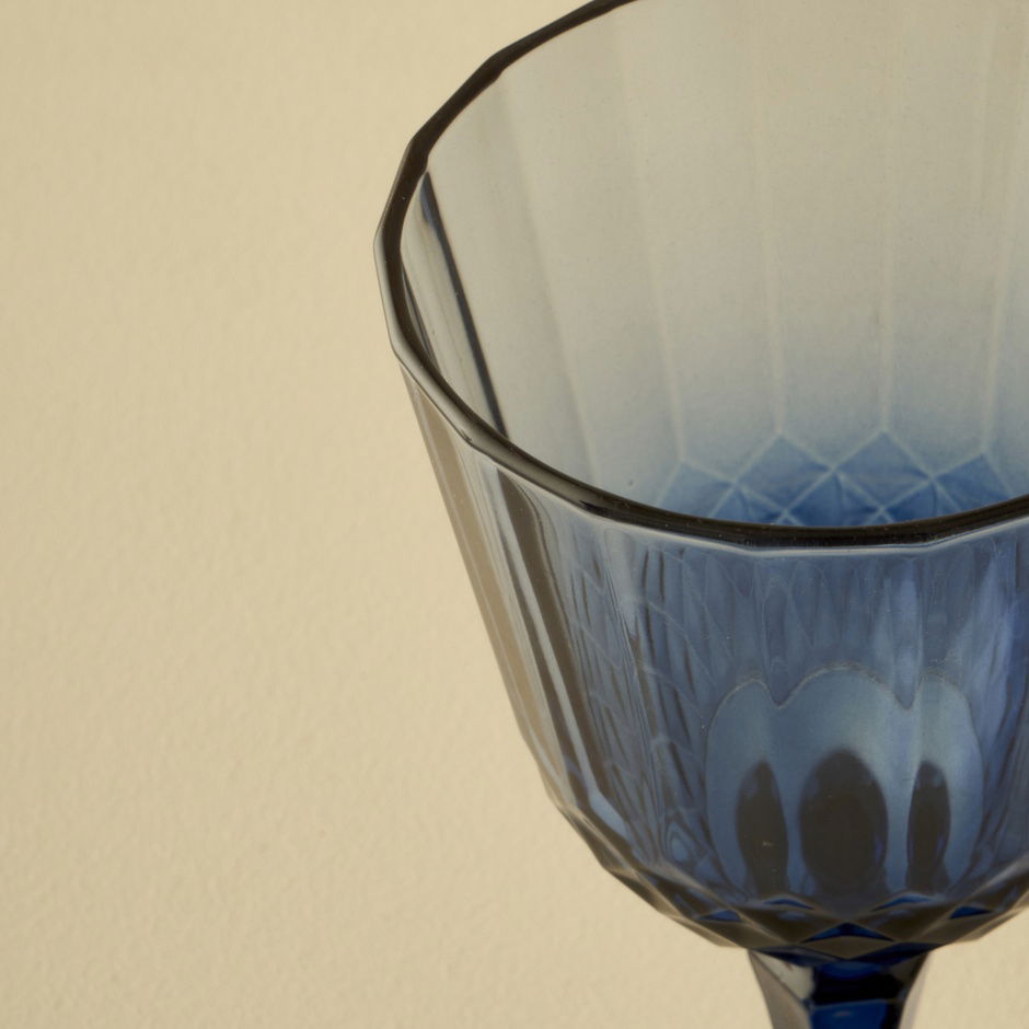 Colore Cut Glass Blue (310 cc)