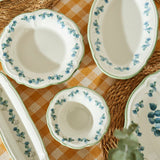 Eucalyptus Stoneware 26-delige ontbijtset voor 6 personen Groen