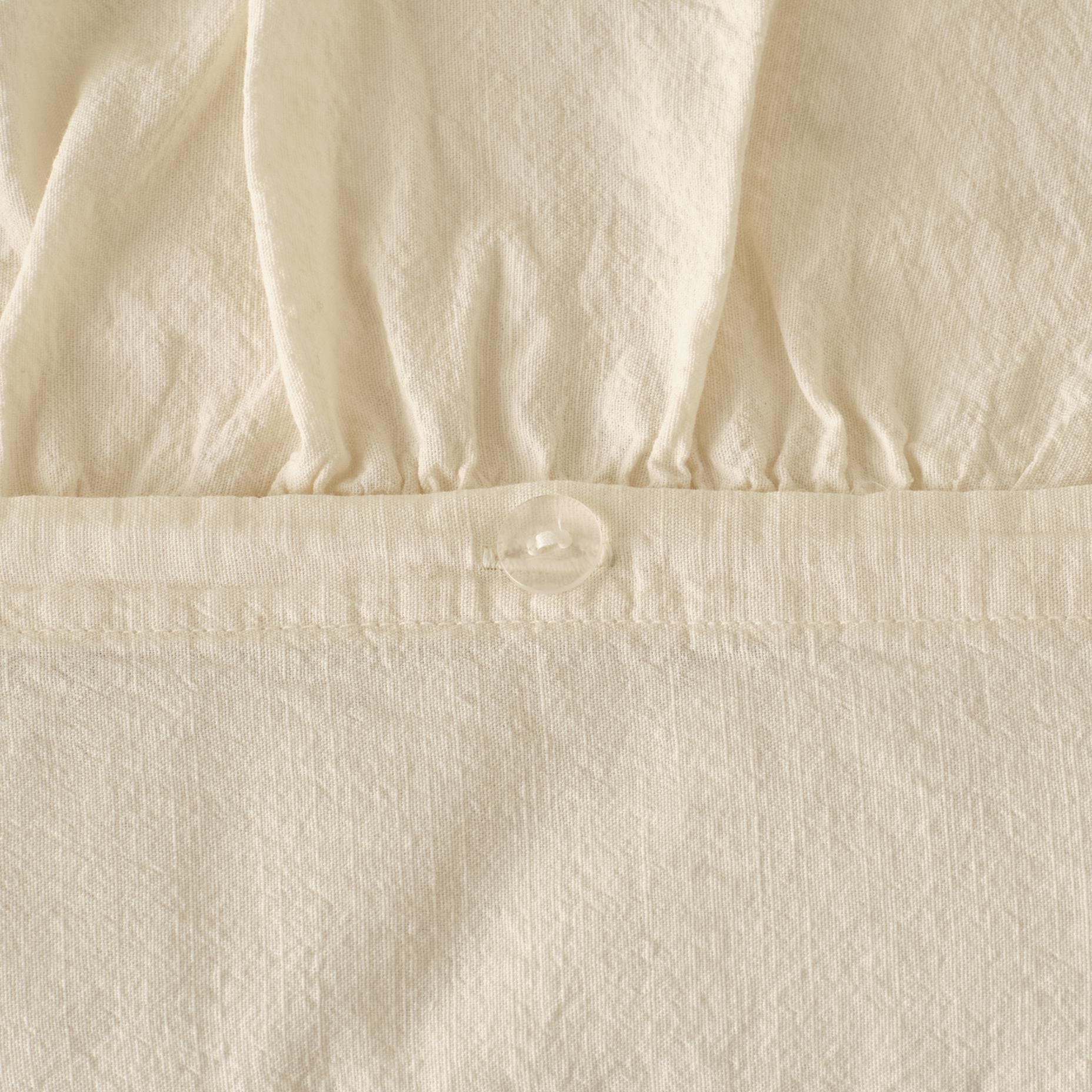 100% katoenen Brenta Kingsize dekbedovertrekset beige (240x220 cm)