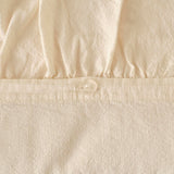 100% katoenen Brenta Kingsize dekbedovertrekset beige (240x220 cm)