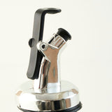 Golvende 2-delige olie- en azijnflessenset ambergroen (250 cc)