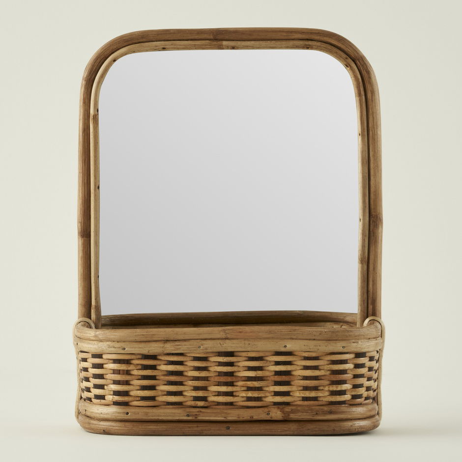 Grin Staande Spiegel Naturel (41x31x13 cm)