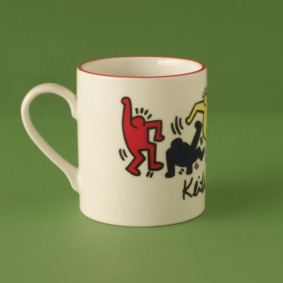Keith Haring gekleurde porseleinen mok (390 cc)
