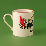 Keith Haring gekleurde porseleinen mok (390 cc)