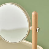 Pansy Glazen Spiegel Lichtgrijs (22x14x23 cm)