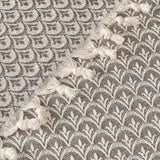 Silvana Katoenen Dubbele Dekbedovertrek Antraciet (200x230 cm)