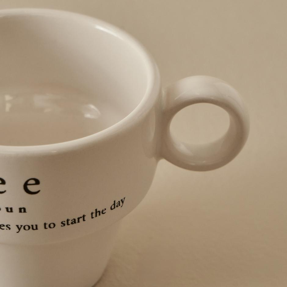 Coffeeaholic Espresso Glazen Set van 2 Zwart (105 cc)