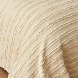 100% katoenen Bohemian tweepersoonsbedspreiset crème (240x260 cm)