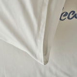 Marineblauw dekbedovertrekset van 100% katoen, tweepersoons (200x220 cm)