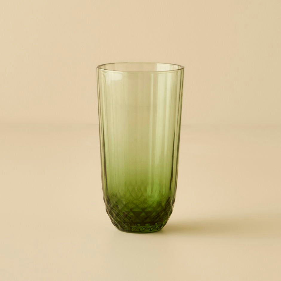 Colore Cut Drinkglas Groen (345 cc)