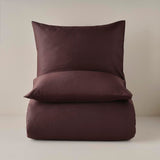 Supreme 100% Katoen Satijn Dubbel Laken Set Bruin (200x220 cm)