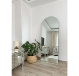 Frameloze Boog Spiegel 180 x 70 cm – Vrijstaand, Leunend of Wandmontage