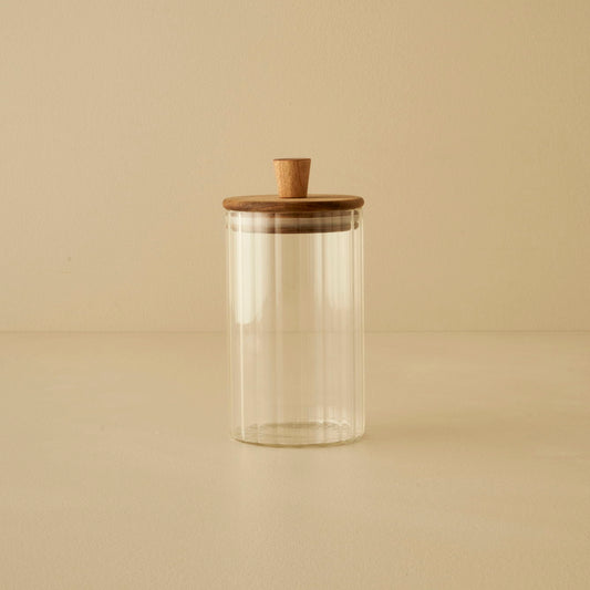 Beatrice Houten Dekselpot Naturel (580 cc)