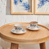 Bleu Blanc 2-delige koffiekopjesset blauw (90 cc)