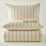 100% katoenen Valeria tweepersoons dekbedovertrekset groen (200x220 cm)