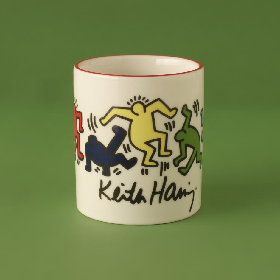 Keith Haring gekleurde porseleinen mok (390 cc)
