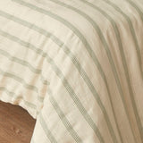 100% katoenen Valeria tweepersoons dekbedovertrekset groen (200x220 cm)