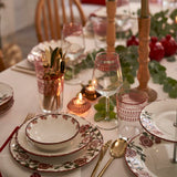 Jolly Porseleinen 18-delige serviesset voor 6 personen Rood