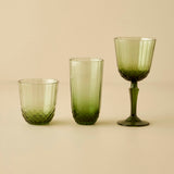 Colore Cut Drinkglas Groen (345 cc)