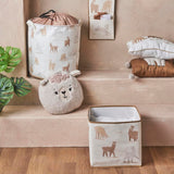 Alpaca Trekkoord Speelgoedmand Beige (36x40 cm)