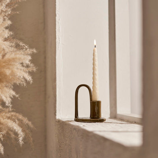 Costa Kaarsenhouder Khaki