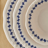 Vanessa Porseleinen 24-delige serviesset voor 6 personen, blauw