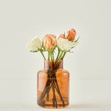 Recycle Lore Glazen Vaas Amber (14x14x20 cm)