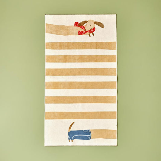 Kinderkleed met worstjesmotief (80x150 cm)