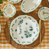 Eucalyptus Stoneware 26-delige ontbijtset voor 6 personen Groen