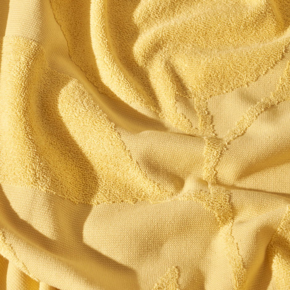 100% katoenen Lemoncello strandlaken geel (90x150 cm)