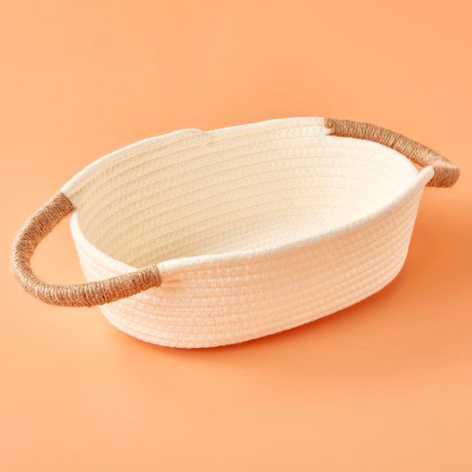 Montana Jut Ivoor Mand Wit (33x23x9 cm)