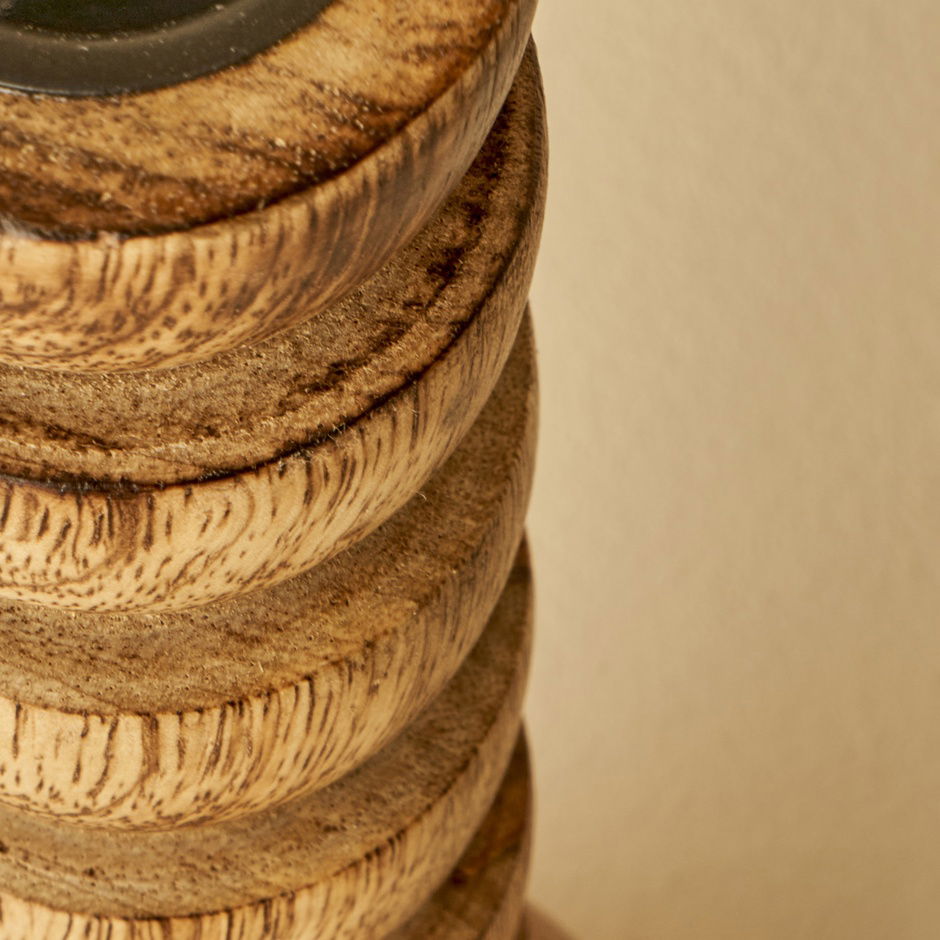 Ricardo Kaarsenhouder Naturel (8,5x8,5x20,5 cm)