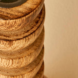 Ricardo Kaarsenhouder Naturel (8,5x8,5x20,5 cm)