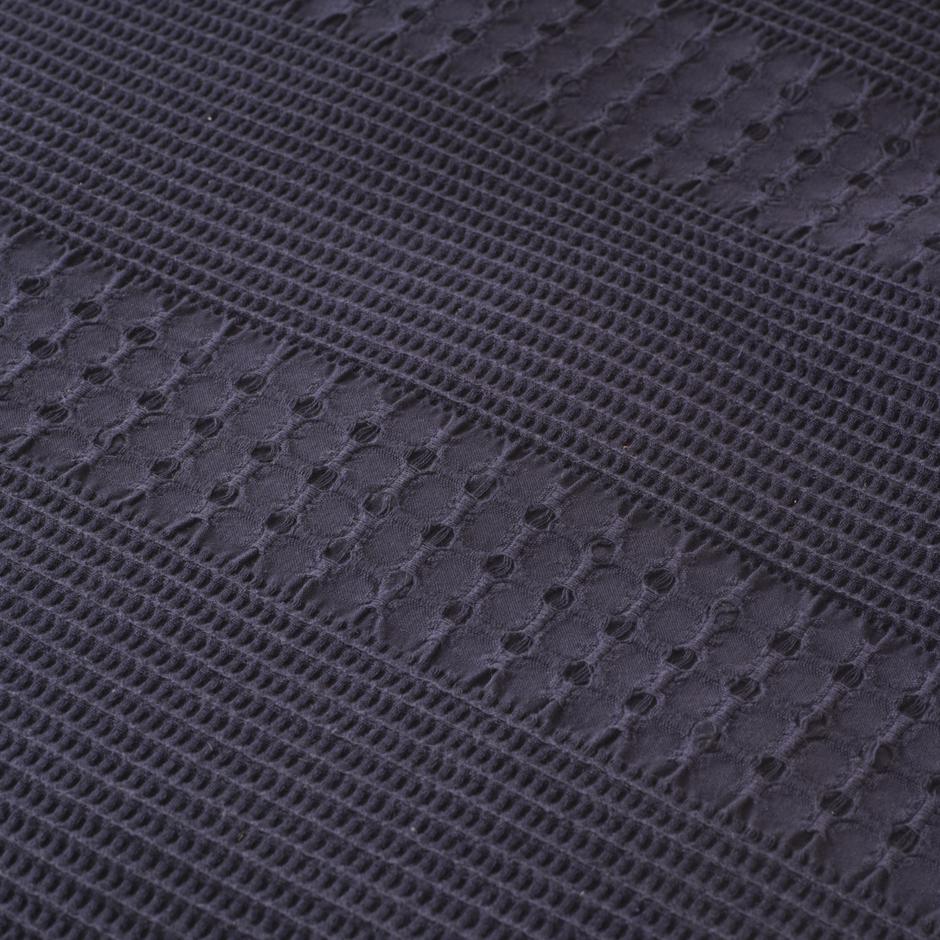 %100 Pamuk Marine Tek Kişilik Yatak Örtüsü Lacivert (180x260 cm)