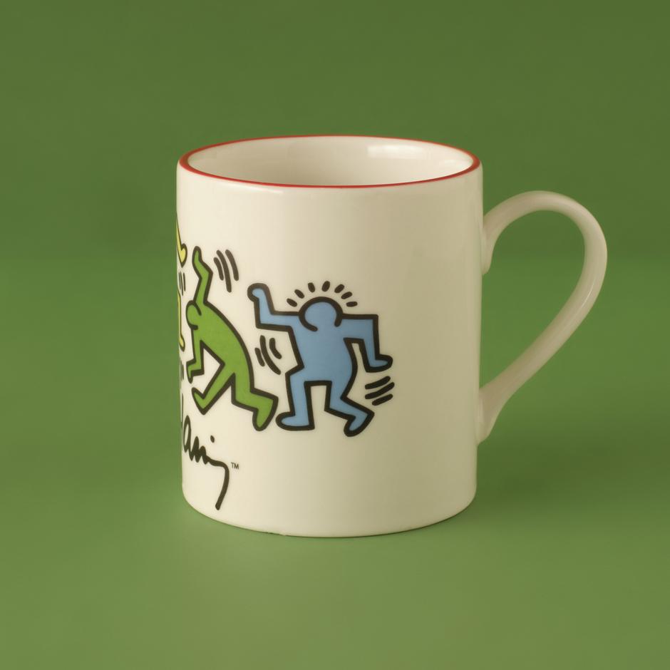 Keith Haring gekleurde porseleinen mok (390 cc)