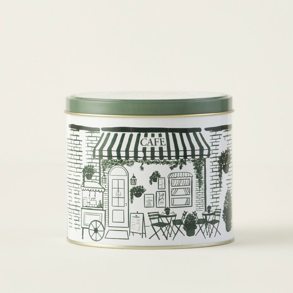 Scene keramische 2-delige koffiekopjesset groen (105 cc)